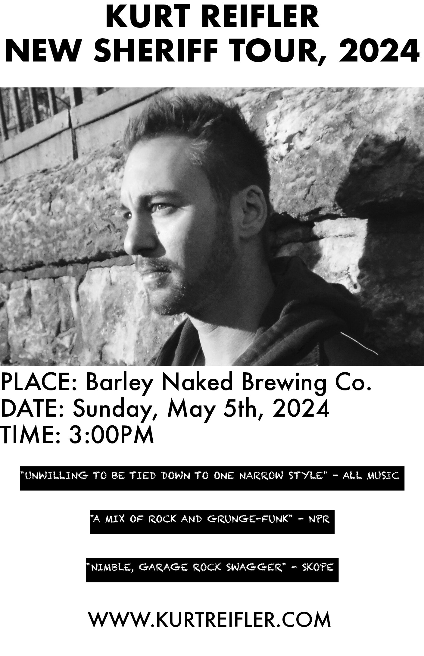 Kurt Reifler At Barley Naked Tour Stafford Virginia