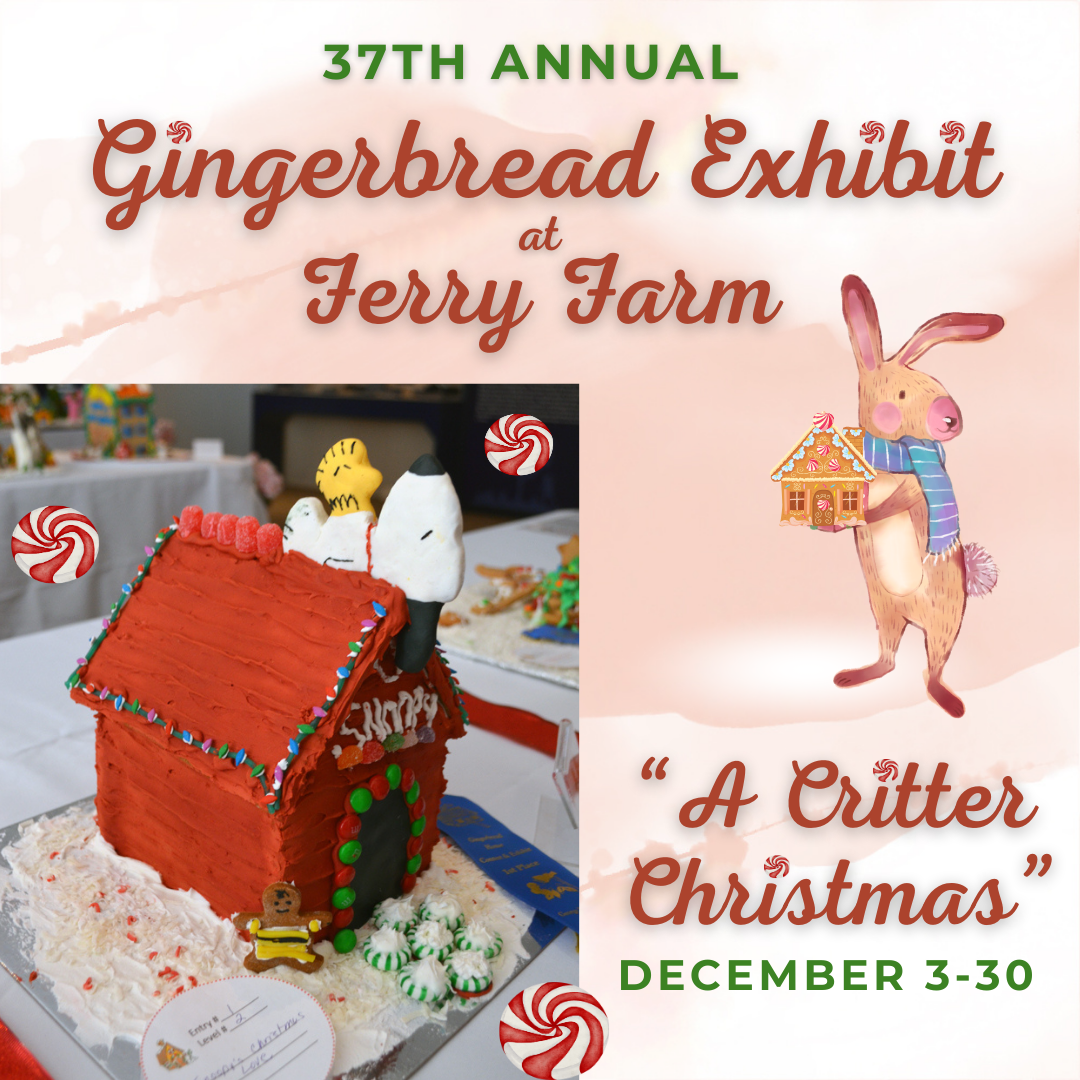 Gingerbread Exhibit at Ferry Farm Tour Stafford Virginia