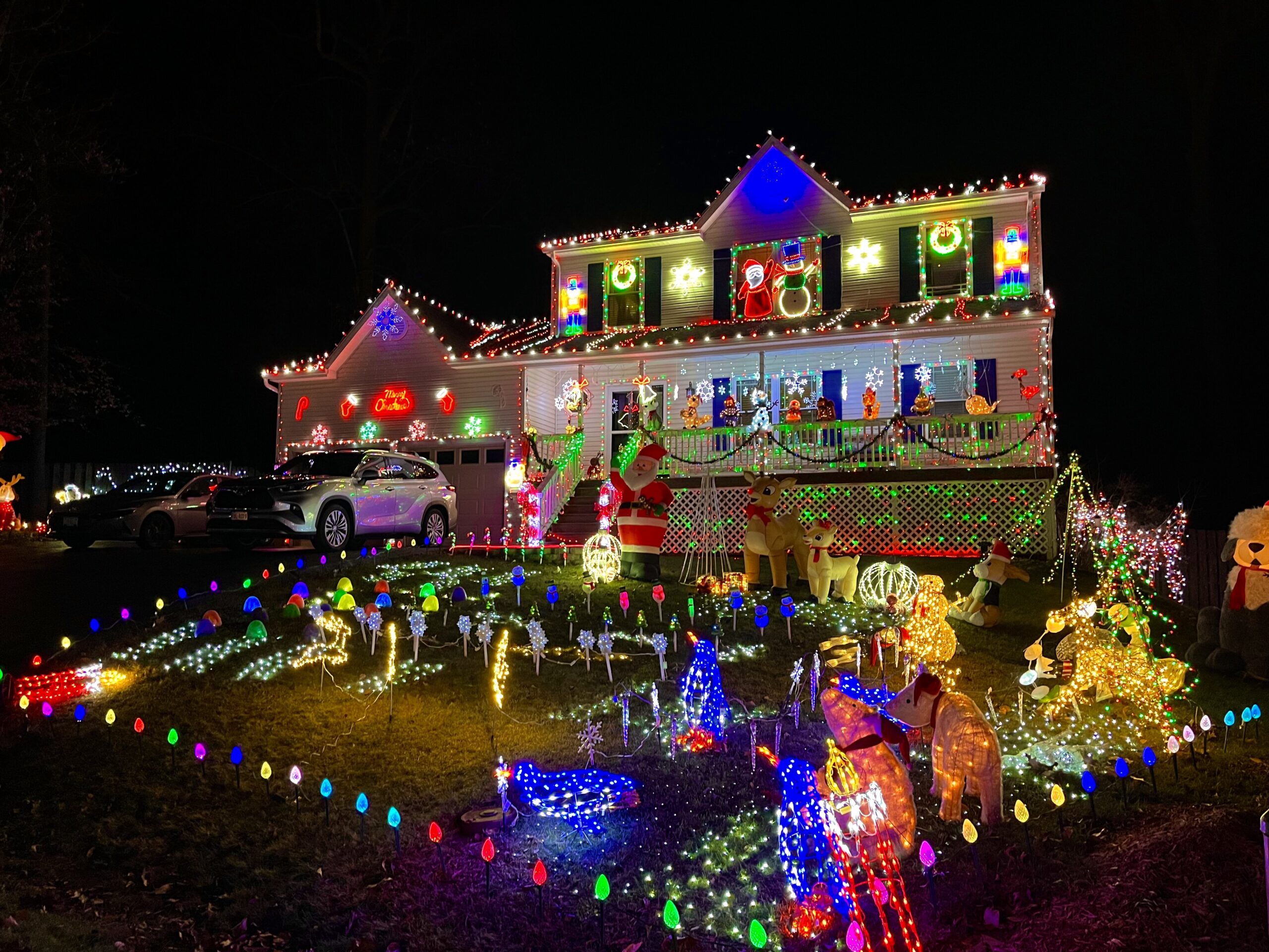 Merry & Bright Stafford’s Top 10 Holiday Light Displays route