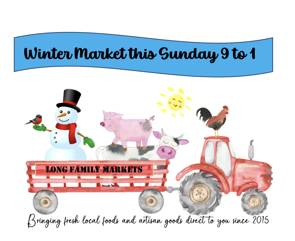 Winter Farmers Market Dec 8th 9 to 1